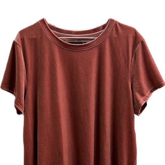 Abercrombie & Fitch, U-Neckline, Coral Pink, Cap Sleeves Top, Size XL - Picture 4 of 8